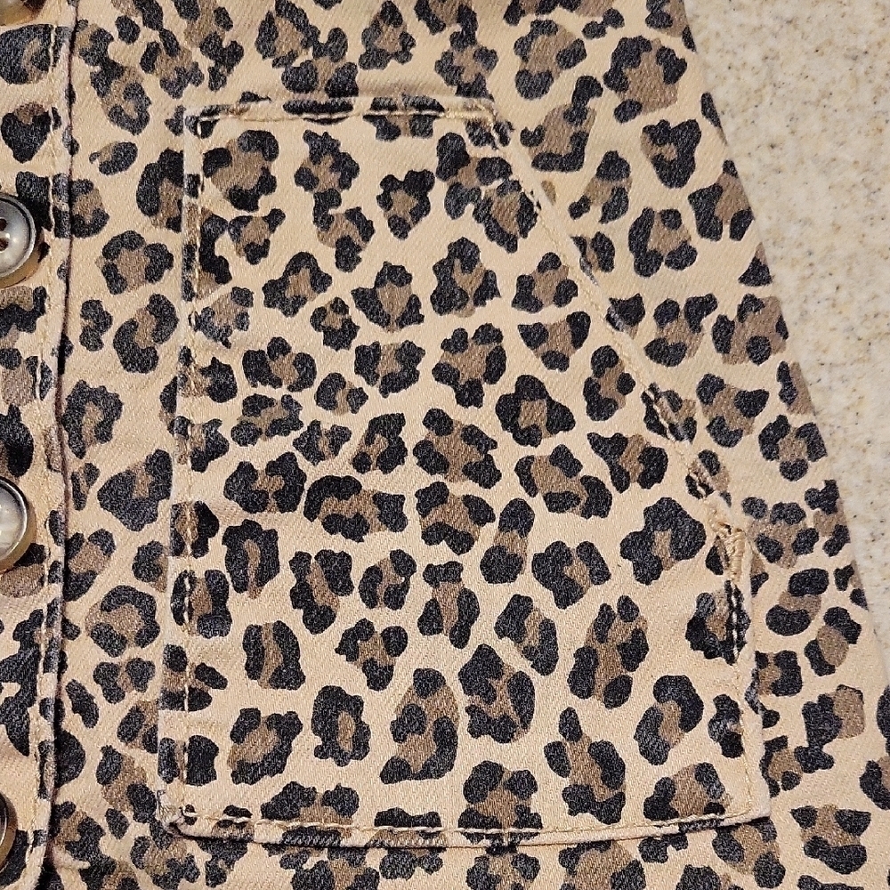 Wonder Nation Leopard Print Button-Down Dress Size 18 Months - Picture 4 of 5